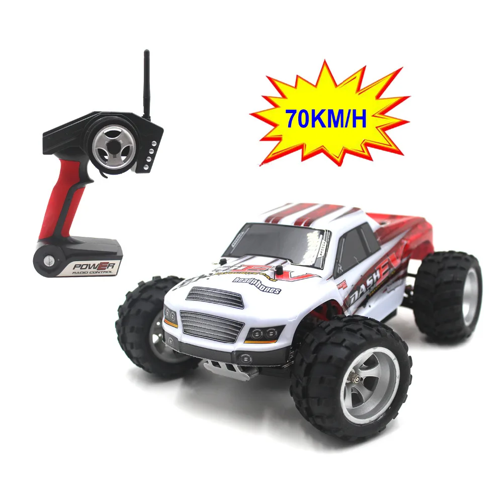 WLtoys A979 B 4WD 1/18 70 км/ч высокоскоростной монстр грузовик 1:18 2 4G Радиоуправление RC