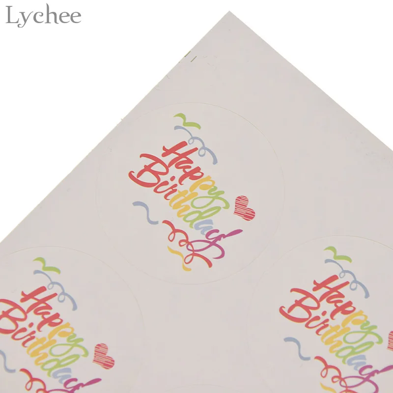 Lychee Life 100 шт. фотоальбом на день рождения Радужный цвет самоклеящийся подарок