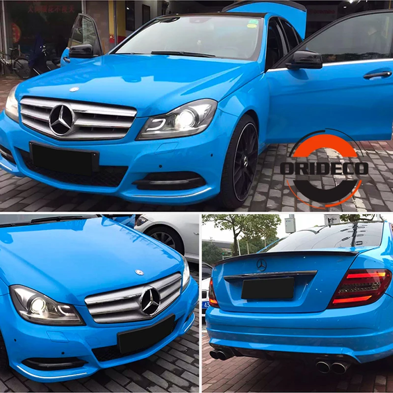 Фиолетовая ультраглянцевая виниловая пленка с 3 слоями блестящая высоким