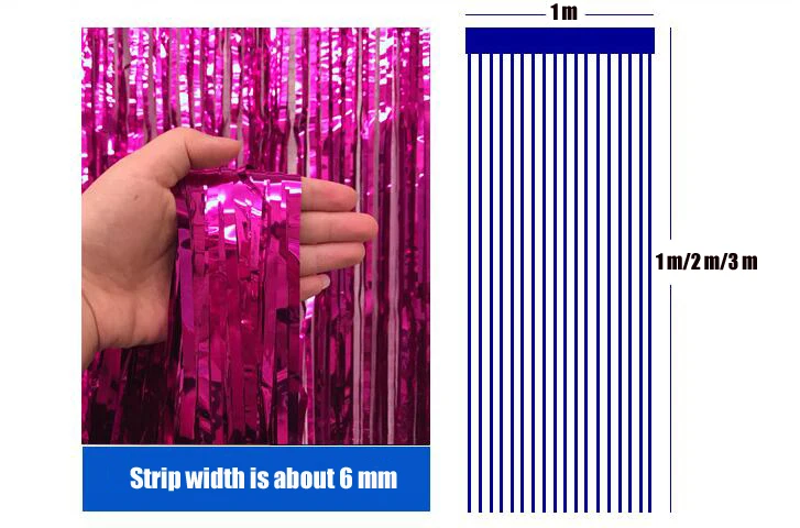4 шт./лот многоцветная дождевая занавеска реквизит для сцены фон фотографий