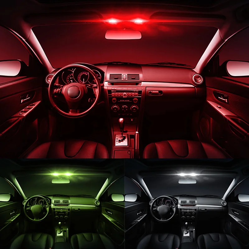 T10 6LED COB авто интерьер автомобиля Купол Клин чтения стробоскоп Лампа ширина лампы