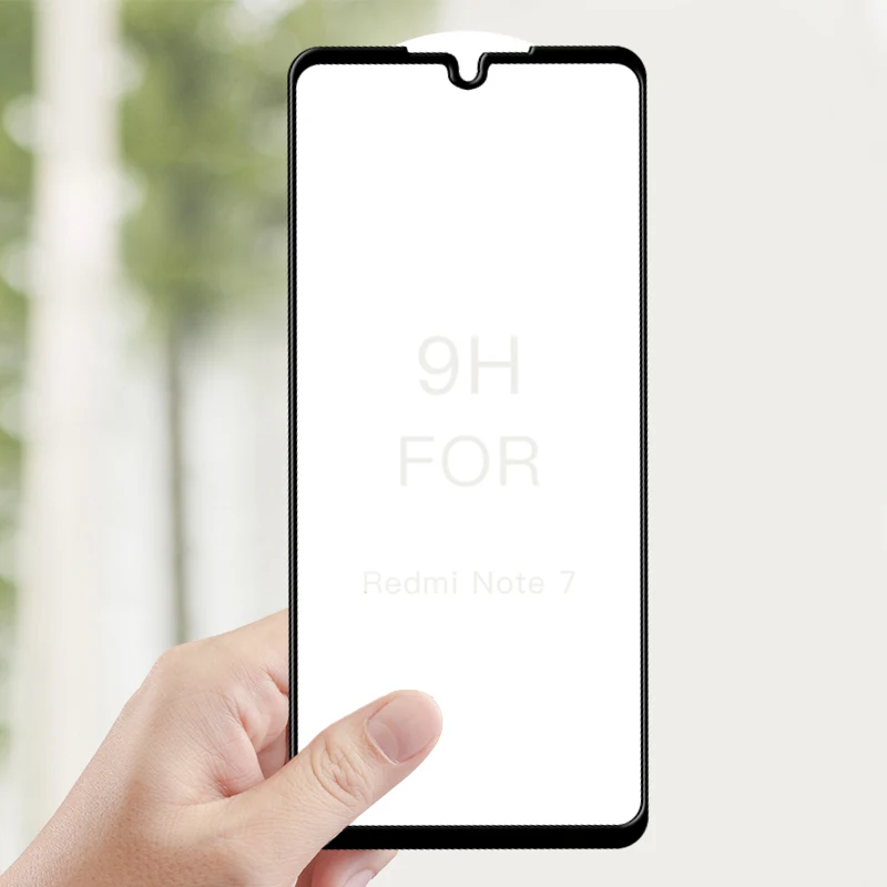 5D полное покрытие закаленное стекло для Xiaomi Redmi Note 7 Pro защитная пленка на переднюю
