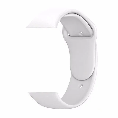 White 38 мм 40 мм 42 мм 44 мм спортивный мягкий силиконовый ремешок для часов Apple Watch серии 1 2 3 4 Сменный ремень наручный ремешок для iWatch - Цвет ремешка: White