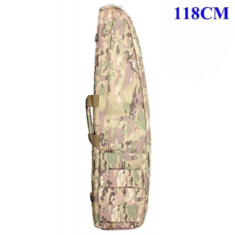 118cm CP Тактическая Сумка для оружия Военная армейская сумка для переноски Наплечная Сумка снайперская винтовка для страйкбола чехол для ружья охотничья Пейнтбольная Защитная сумка для стрельбы - Цвет: 118cm CP