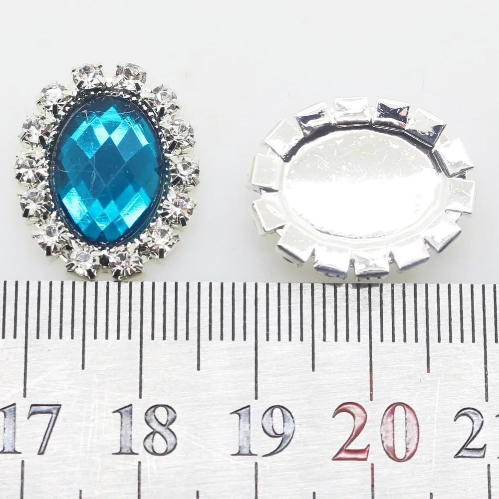 10 шт. акриловые аксессуары Стразы для украшений сделай сам 16 х20 мм|diy jewelry
