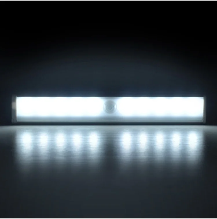 10LED ИК-автоматический датчик движения света шкаф лестница человеческое тело индуцированных ночные огни лампа