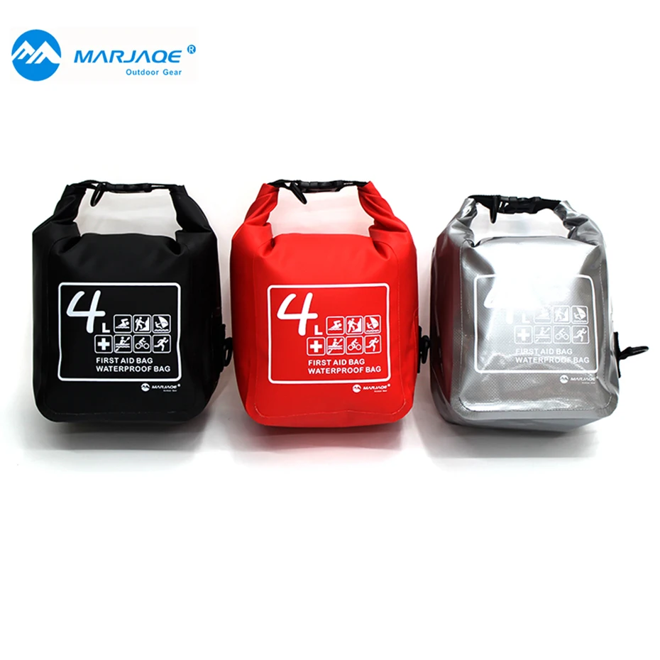 

MARJAQE Outdoor Medical First-aid kit 4L Shoulder Waterproof Bag Mini Emergency Waterproof Bags Travel