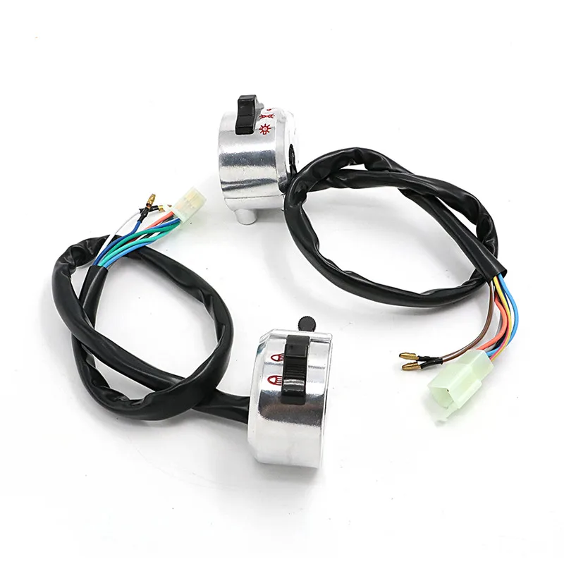 Универсальный ручной переключатель на руль мотоцикла 22 мм 7/8 дюйма для Honda Suzuki Yamaha