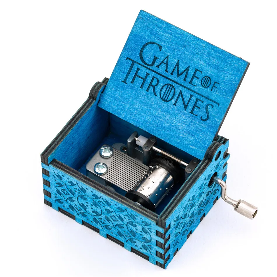 Game of Thrones Музыкальная шкатулка "Игра престолов", деревянная музыкальная шкатулка из красного драконьего шара, основная тема, подарок на день рождения, подарок на день отцов - Цвет: Game of Thrones