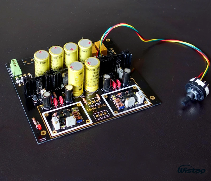 

Transistors Preamp HIFI Pre-amplifier PCBA Board Kits Mark JC2 JFET Fully Symmetrical Differential Input Class A Amp DIY Audio