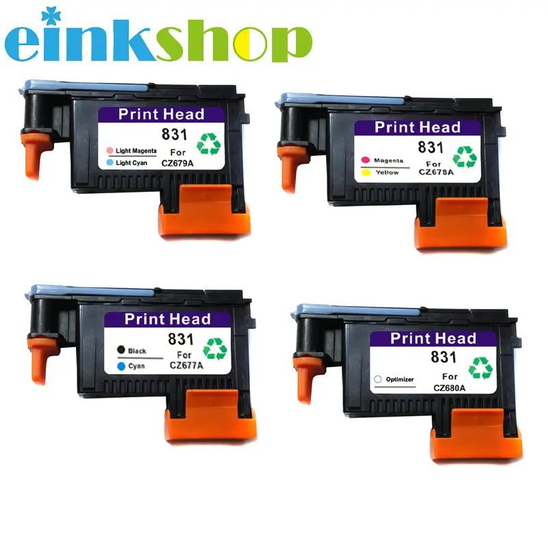 Сменная печатающая головка einkshop 831 для HP CZ677A CZ678A CZ679A CZ680AFor DesignJet 310 330 360|Детали