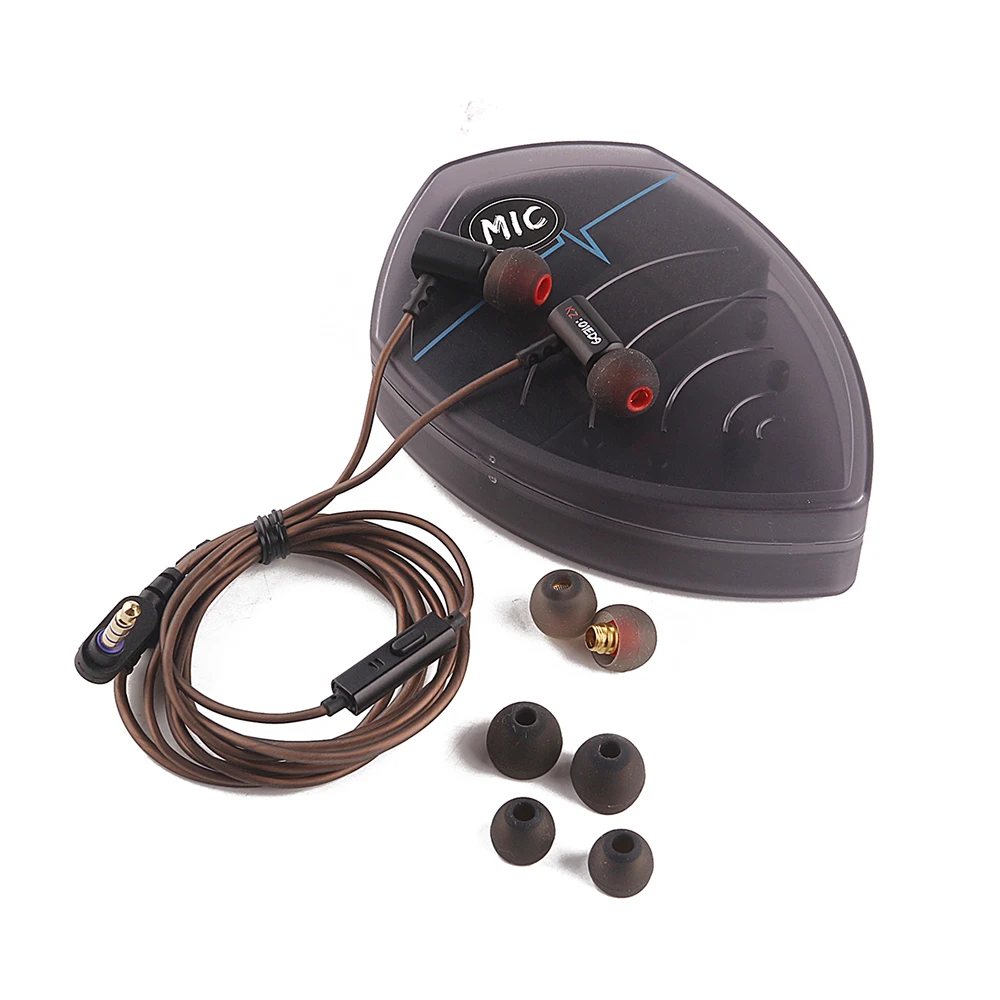 Оригинальные стереонаушники KZ ED9 HIFI наушники с супер басом в ухо музыкальные