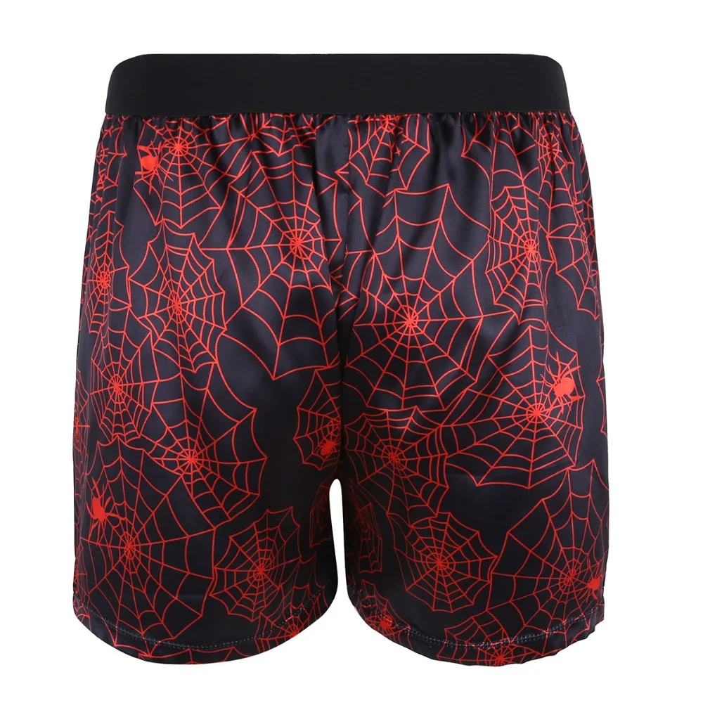 Мужские боксерские шорты свободные легкие спортивные боксеры для Хэллоуина