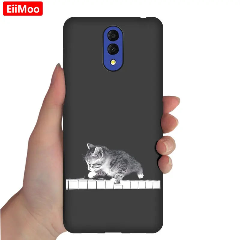 1 EiiMoo Soft TPU Silicone Case Cover For Alcatel 3L Case 5039 5039D Cute Cartoon Phone Back Coque For Alcatel 3L Case - Цвет: 1