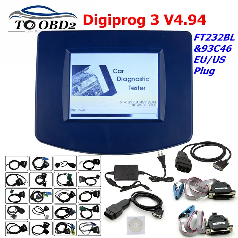 Программатор одометра Digiprog 3 v4.94 OBD ST01 ST04 DIGIPROG III инструмент для регулировки