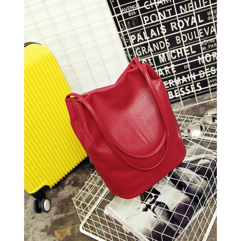 Женская сумка из мягкой кожи саквояж на плечо роскошный брендовый чемоданчик с