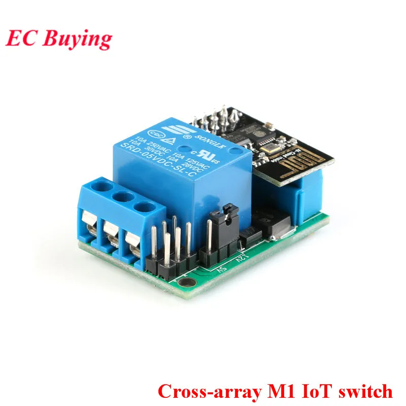 ESP8266 WiFi модуль кросс Массив M1 IoT переключатель Голосовое управление Умный дом