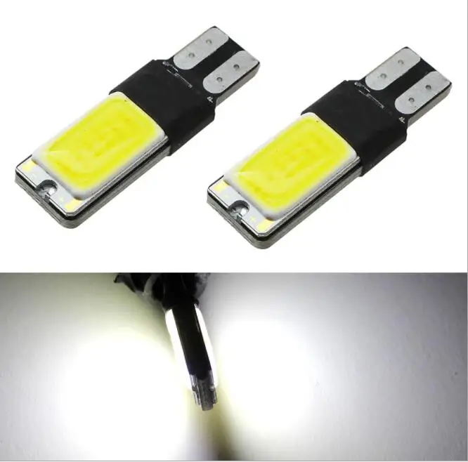 2 шт. белый Буле T10 194 501 W5W SMD COB светодиодный высокой мощности автомобильный