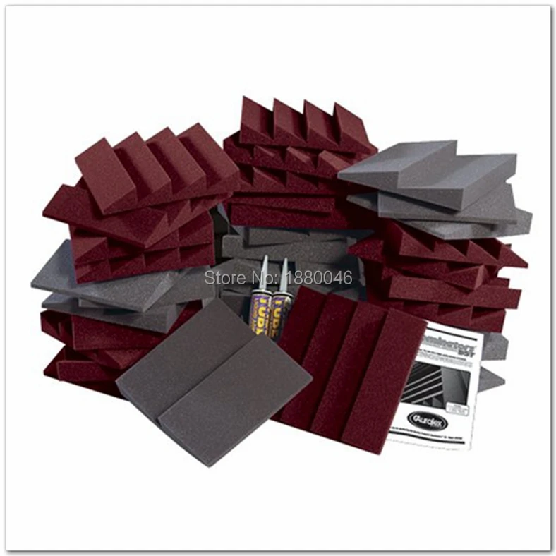 

New arrival Classic Small room acoustic processing suit sound-absorbing diffusion acoustic panel acoustic foam studio foam 36pcs