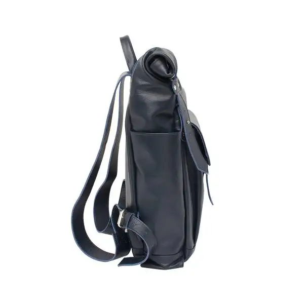 LAKESTONE мужской кожаный рюкзак ELIOT DARK BLUE | Багаж и сумки