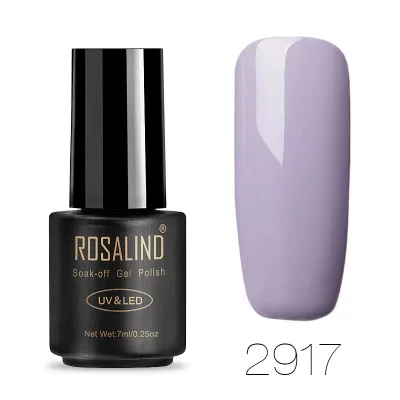 Rosalind Гель-лак для ногтей УФ светодиодный Гель-лак замачиваемый гель для ногтей долговечный лак для ногтей Полупостоянный Vernis верхний базовый цвет - Цвет: 2917