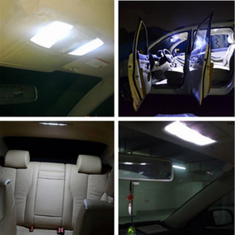 AYJERY 10 шт. панельный светильник s T10 5050 24 SMD 3 Chips светодиодный Festoon Dome лампа BA9S 2