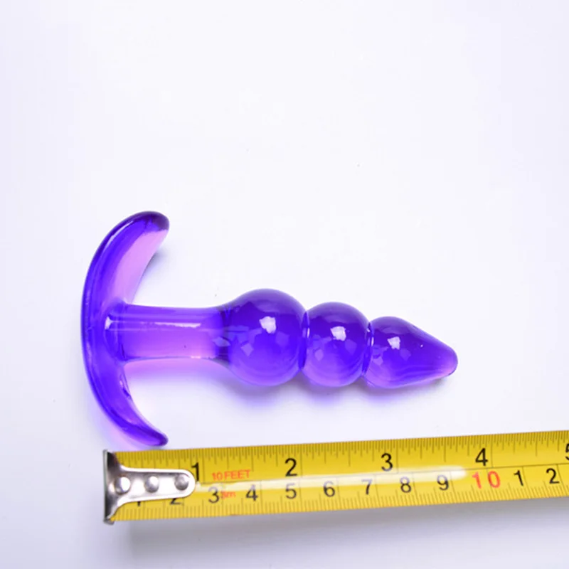 Продукт SM для взрослых БДСМ Анальная пробка из бисера игрушки желе G Spot анальные