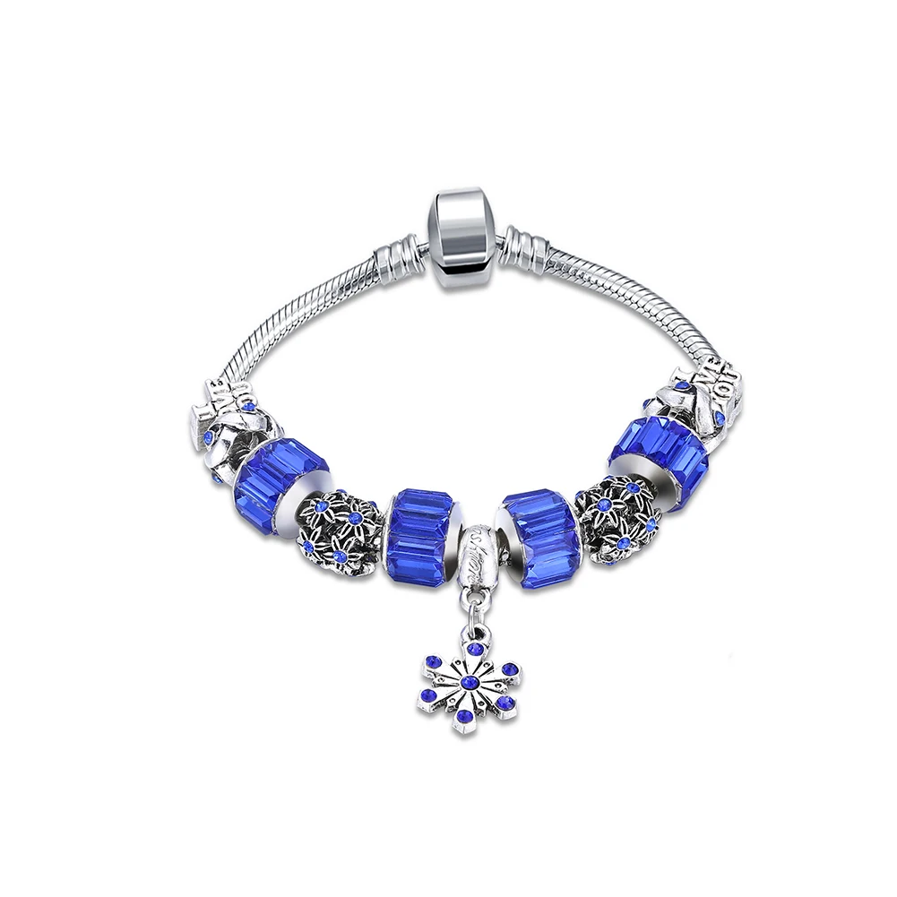 Винтаж Серебряный цвет подвеска из снежинки и черные туфли высокого качества