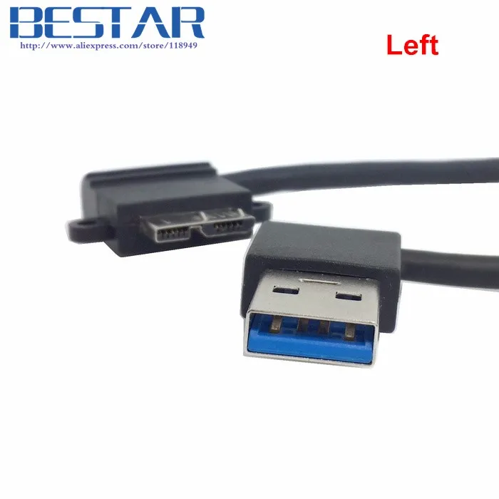 Левый и правый угловой 90 градусов USB3.0 USB 3 0 A папа к Micro B кабель для Galaxy Note3 N9000 N900 & S5