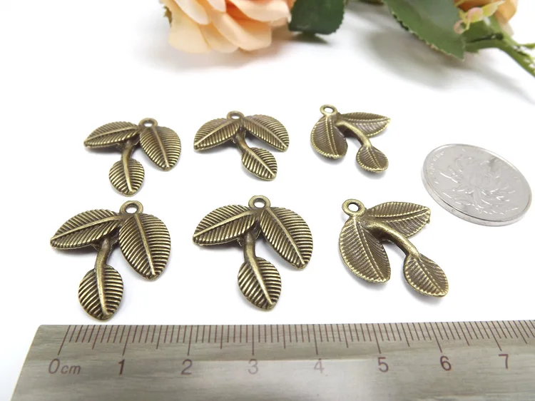 Ювелирные изделия и компоненты части все виды бронзовых фитингов листья