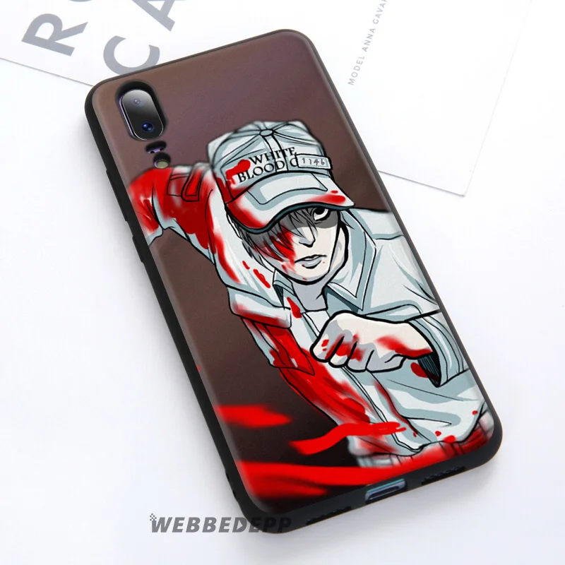WEBBEDEPP Cells At Work аниме мягкий чехол для Huawei P30 P20 Pro P10 P9 Lite 2017 P Smart 2019 и Nova 3 3i Y9 |