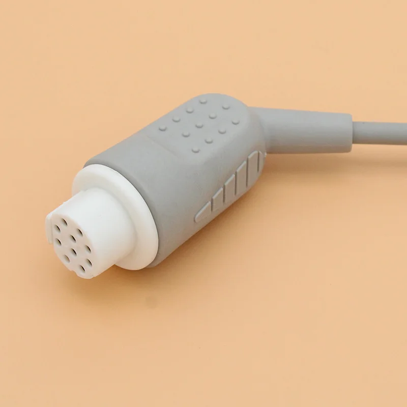 10-контактный кабель ECG EKG с 5 выводами и электродный leadwire для Datex AS/3 CS/3 S/5 Cardiocap 1/2/5