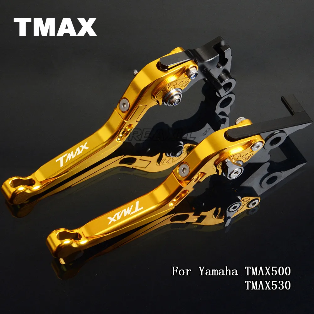 Для Yamaha TMAX500 TMAX530 TMAX 500 530 2001 2018 Складные Выдвижные мотоциклетные рычаги тормоза