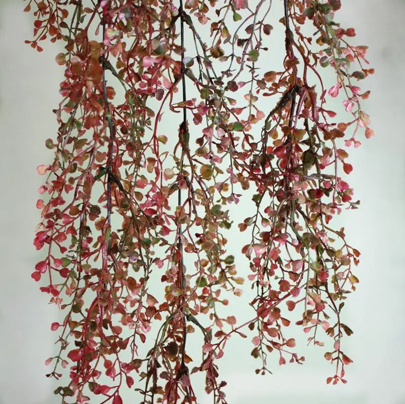 

LONG Pearl grass wall flower, studio shooting scenery Bar decoration, plastic flowers