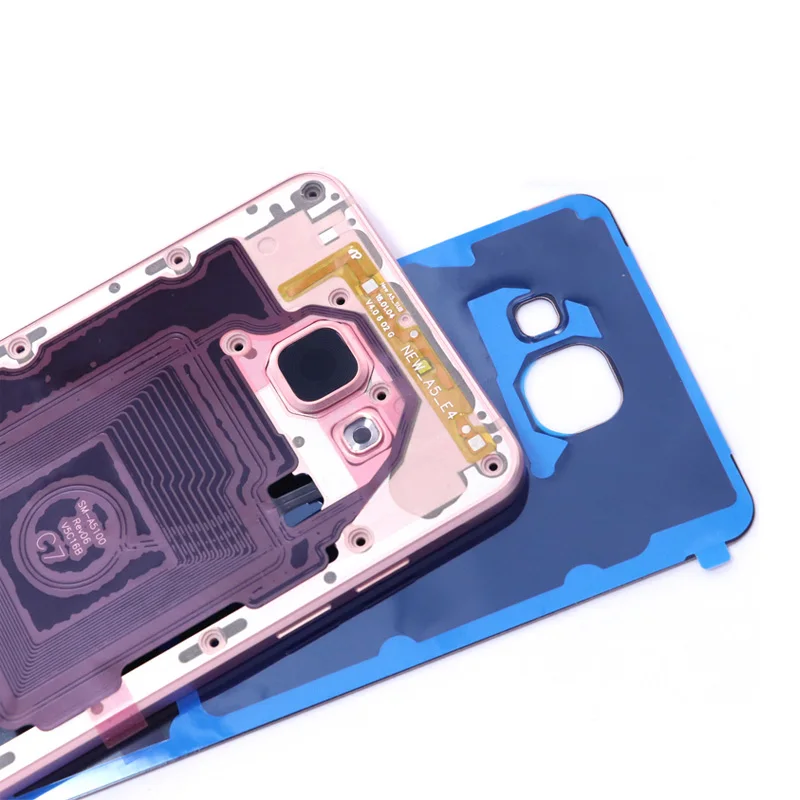 Заднее стекло для Samsung Galaxy A5 2016 сзади батарея крышка SM A510F задняя дверь Дело