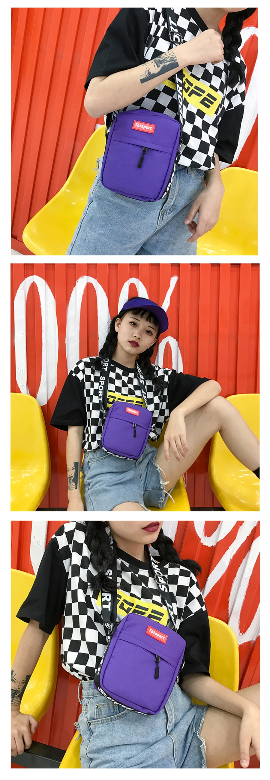 Harajuku холщовая женская сумка через плечо с буквенным принтом, сумки для женщин и мужчин,, хип-хоп мода для девочек и мальчиков, сумка-мессенджер для телефона