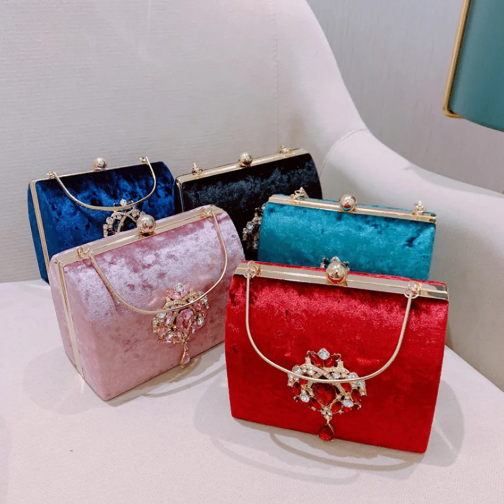 Женская вечерняя сумочка с цепочкой блестящий клатч на плечо высокого класса