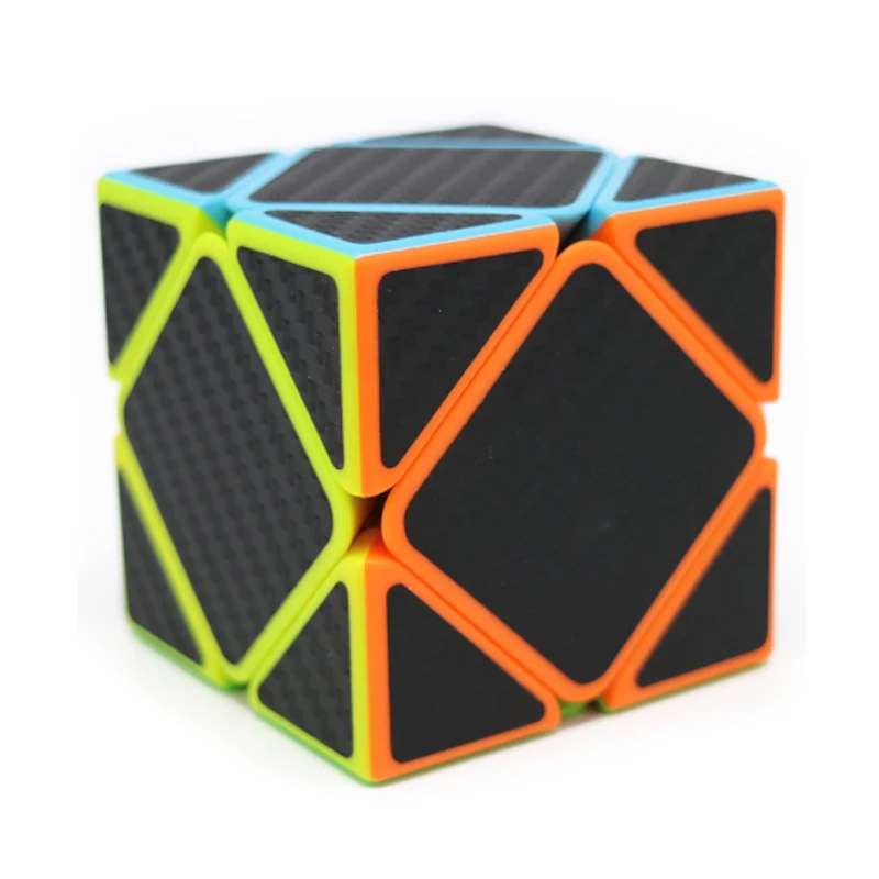 ZCube углеродного волокна стикер перекос Cube странные Sharp Мэджико Cubo скорость