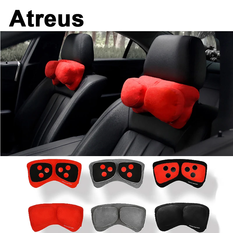 Автомобильная подушка Atreus для массажа головы и шеи Nissan qashqai Citroen c4 c5 Chevrolet cruze aveo