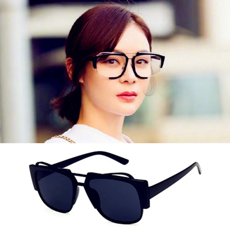 Новинка классические квадратные солнцезащитные очки женские мужские для