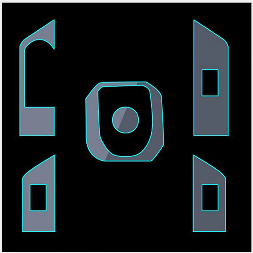 Автомобильный Стайлинг Новая внутренняя отделка автомобиля Защитная пленка для