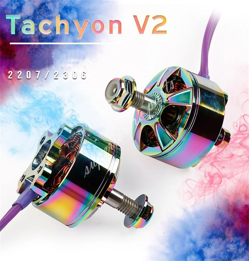 IFlight Tachyon V2 T2306 2306 2450KV 2650KV двигатель FPV Racing 2 4 S мм вал Мини для радиоуправляемого