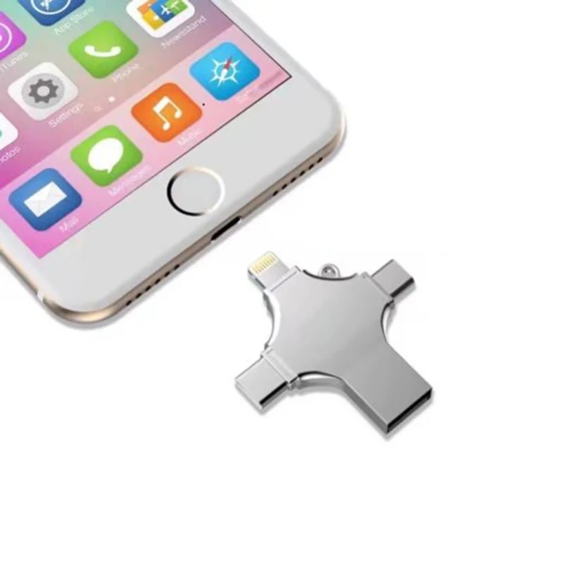 флешка для айфона 16 гб 32 64 128гб Прямая поставка OTG USB флэш накопитель iPhone X/8/7