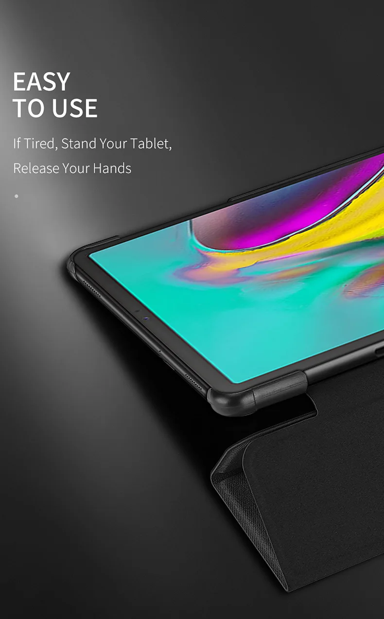 DUX DUCIS PU Leather Flip Case for Samsung Galaxy TAB S5E Smart Protective Cover for Samsung TAB S5E S5 E 10.5 inch New
