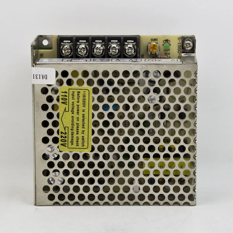 

led power supply Single Output Switching power supply 15v 1.7A 25W ac dc converter variable dc voltage regulator S-25-15