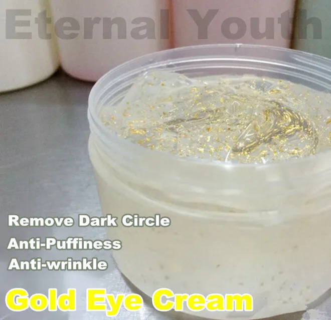 

1KG Gold Foil Tight Anti-wrinkle Fine Lines Eye Cream Remove Fat Granule Adipose Bead Dark Circle Anti-Puffiness Anti-Aging