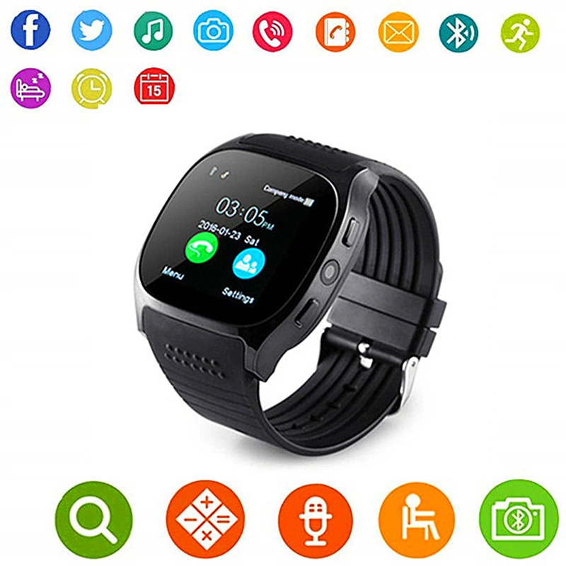 Умные часы Bluetooth умные носимые устройства камера вызов поддержка sim-карты карты