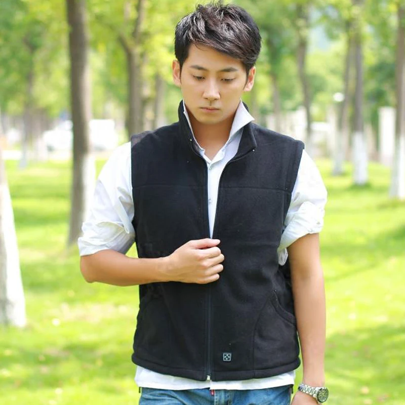 Зимний уличный походный туристический жилет с электрическим подогревом