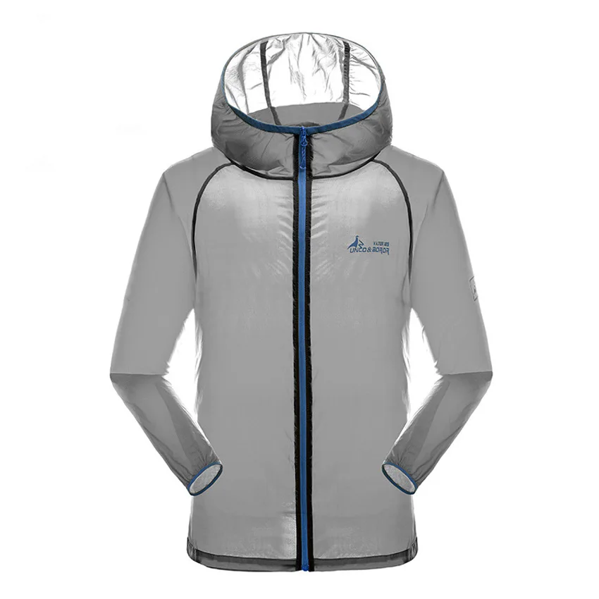 Мужские летние куртки модная дышащая куртка с защитой от ультрафиолета