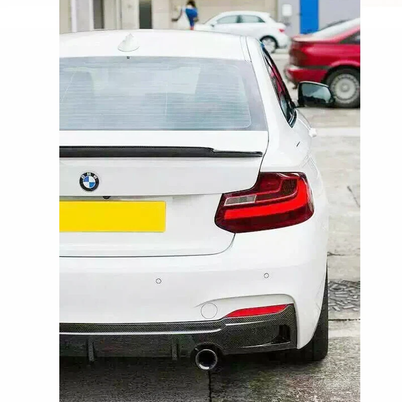 Задний бампер из углеродного волокна диффузор для BMW 2 серии M235i M240i F22 M Sport Coupe